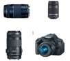 Canon EOS Rebel T3i Digital SLR Camera with 18-55mm + 55-250mm Lens + 75-300mm Lens + 70-300mm Lens