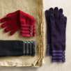 Cashmere Striped Gloves