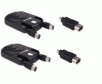 A Pair of Targus PA215U Retractable Flat 6-Pin to 6-Pin FireWire Cable