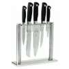 Mercer Genesis Collection 6-Piece Knife Set with Tempered Glass Stainless-Steel Block