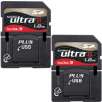 SanDisk 1GB Ultra II SD+, Combo SD/USB Secure Digital Memory Card, 2 Pack