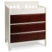 Baby Mod - Roxanne 3-Drawer Changer, Antique White and Espresso