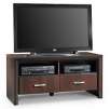 Sauder Vizio Entertainment Credenza, Dark Alder