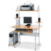 Office Depot Brand Pavilion II Computer Desk, 57 7/8"H x 47 1/10"W x 26 3/5"D, Cherry