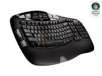 Logitech 920-000325 Black 104 Normal Keys 14 Function Keys USB Wired Ergonomics Wave Keyboard