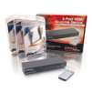 5-Port HDMI Selector Switch with Three 6ft Velocity HDMI Cables