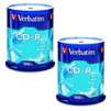 Two Verbatim CD-R x 100 Pack - 700 MB 52X - Storage Media - 2pk