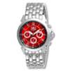 Invicta Men's II Collection Red Dial Silver-Tone Watch