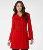 Ann Taylor Stretch Wool Double-Breasted Coat