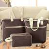 3-Pc. Quilted Canvas Travel Set