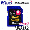 A-DATA 16GB Turbo Secure Digital High Capacity (SDHC) Class 6 Memory Card