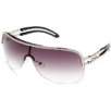 XOXO Women's Metal Shield Sunglasses
