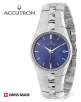 Accutron by Bulova 26B15 Lucerne Collection Swiss Made Stainless Steel Blue Dial Mens Watch