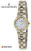 Accutron by Bulova 28R122 Barcelona Collection Swiss Made Mother-of-Pearl Diamond Ladies Watchj