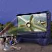 Deluxe Outdoor Inflatable Movie Screen, 12' Widescreen