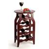 Eight-Bottle Wood Wine Rack