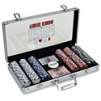 Excalibur 300 Casino-Quality Poker Set w/Glass Top & 11.5g Chip, Chips in Four Colors, 2063AG-WS-D