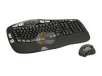 Logitech Wave Pro Desktop Black USB 2.4 GHz Wireless Keyboard & Mouse Combo