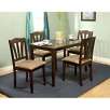 5-Piece Metropolitan Dining Set, Espresso