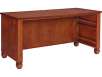 Staples Apothecary Large Desk, Mahogany Finish