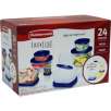 Rubbermaid 24-Piece Food Storage Easy Find Lids, Blue