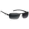 Gunnar Metallic Weezer Onyx Gradient Gray Lens Sunglasses