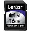 Lexar 16 GB 60x Platinum II Series, Secure Digital High Capacity (SDHC) Memory Card
