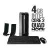 Gateway SX2800 Desktop: Core 2 Quad 2.33GHz, 4GB RAM, 640GB Hard Drive, Windows 7 Premium (Refurbished)