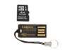 Kingston 4GB Micro SDHC Flash Card with microSD/SDHC USB Reader Model MRG2+SDC4/4GB - Retail
