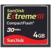 SanDisk 4 GB Extreme III Compact Flash Memory Card