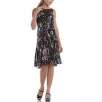 Chaps Floral Godet Dress