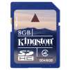 Kingston 8GB Secure Digital High Capacity (SDHC) Card - Class 4