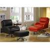 Milan Leather Club Chair with Ottoman
