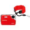 thumb 616187 Olympus X560 Red 10MP Waterproof Digital Camera and Olympus Digital Camera Floating Strap Bundle for $79.00