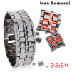 thumb 617507 Iron Samurai Japanese Inspired Red LED Watch for $11.99