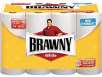 Brawny White Perforated Paper Towel Rolls, 2-Ply, 12/Case